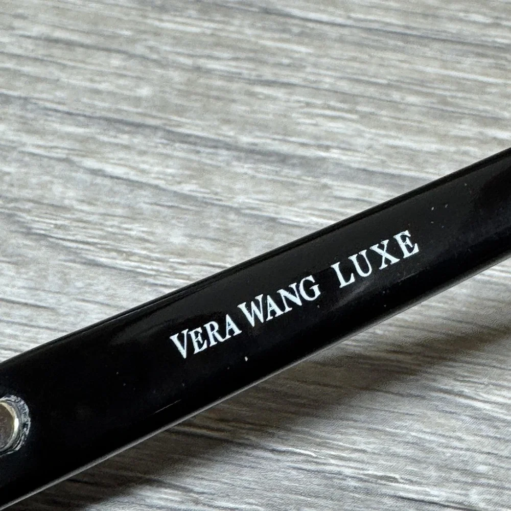 Vera Wang Luxe GABORE II BK Black Eyeglasses Handmade in France 54-17-135 Frames